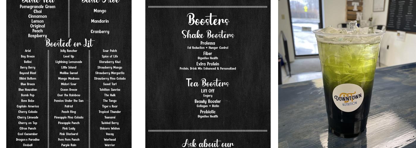 Herbalife Downtown Nutrition- Middleboro Menu