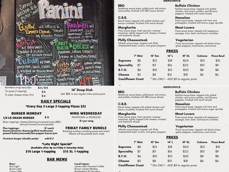 The Filling Station RKY Menu