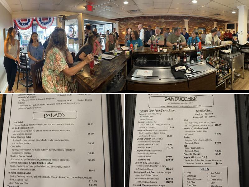 Brooker T’s Cafe Menu