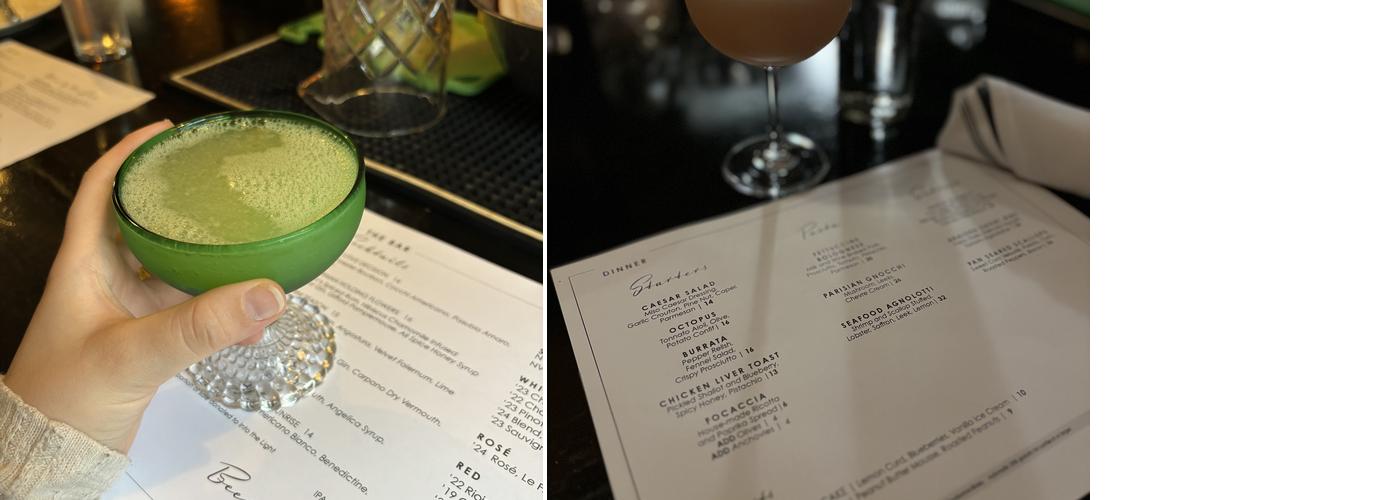 Aster & Rose Restaurant Menu