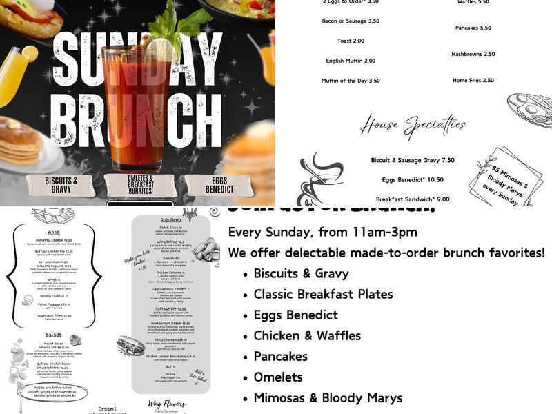 Main Street Bar & Grill Menu