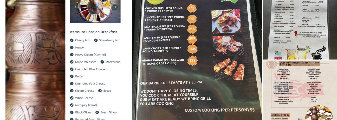 Waterstone Ranch Turkish farm Menu