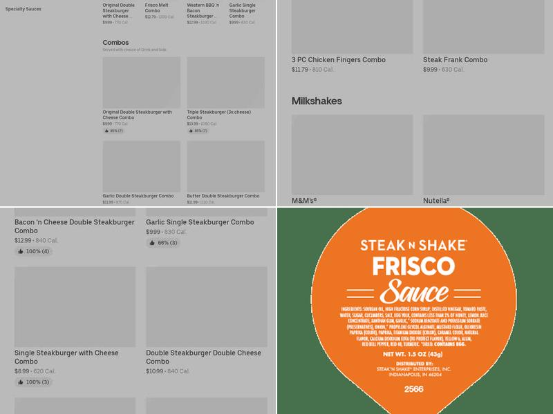 Steak 'n Shake Menu