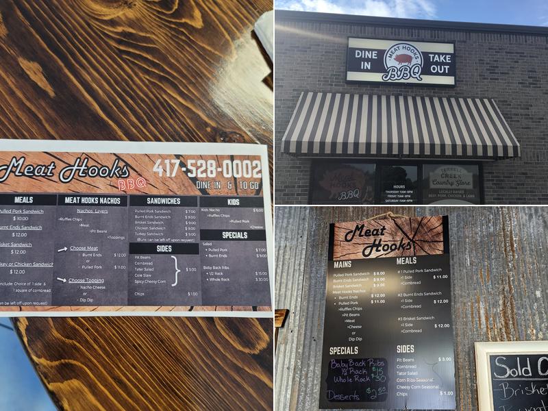 Meat Hooks BBQ Menu