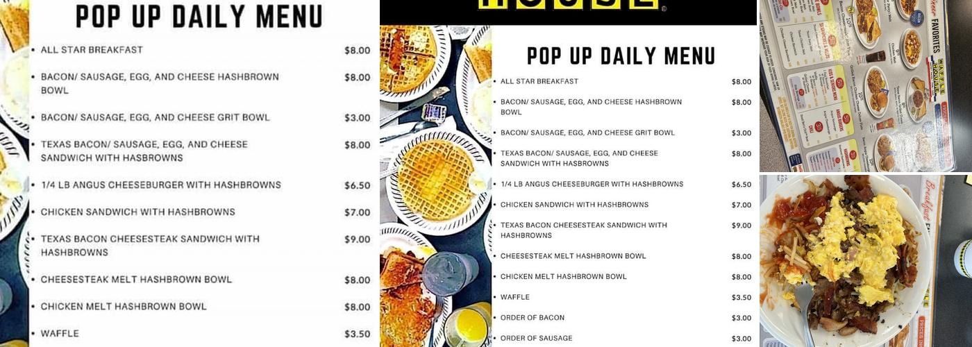 Waffle House Menu