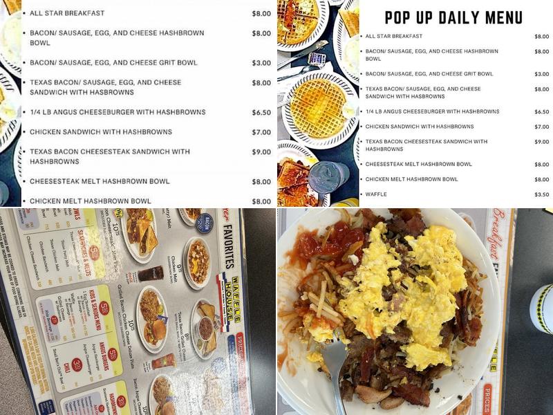 Waffle House Menu