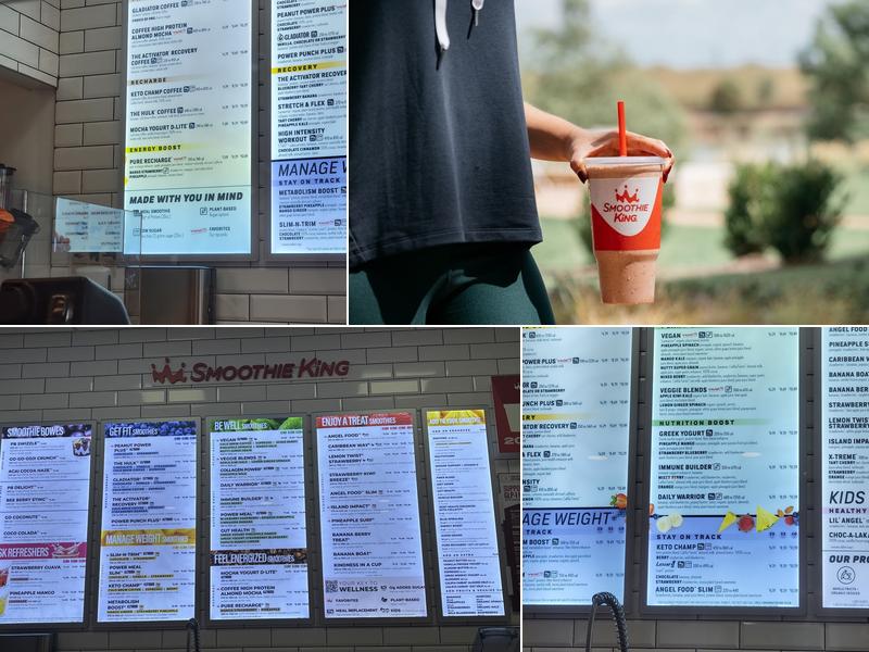 Smoothie King Menu