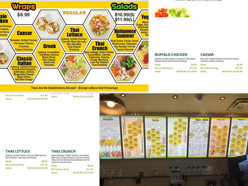 Yogybee Paramus Menu