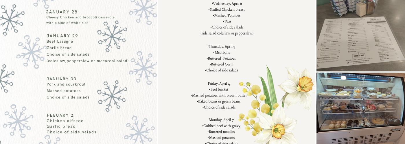 The Local Table Menu