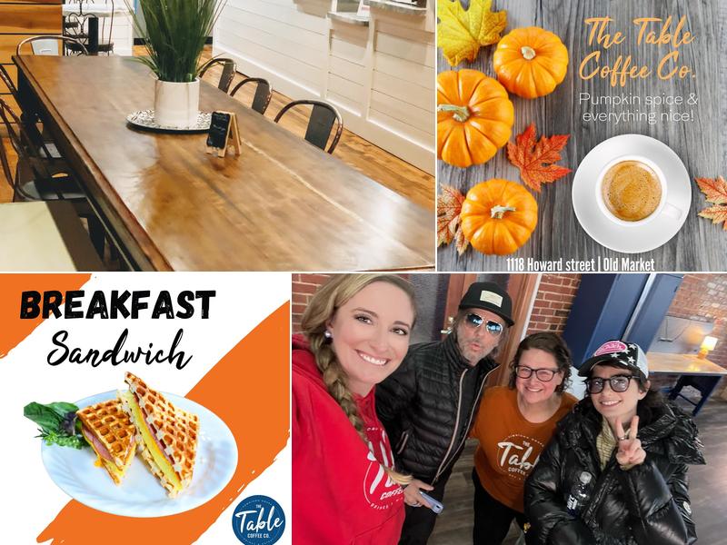 The Table Coffee Co. 1122 Howard St, Omaha