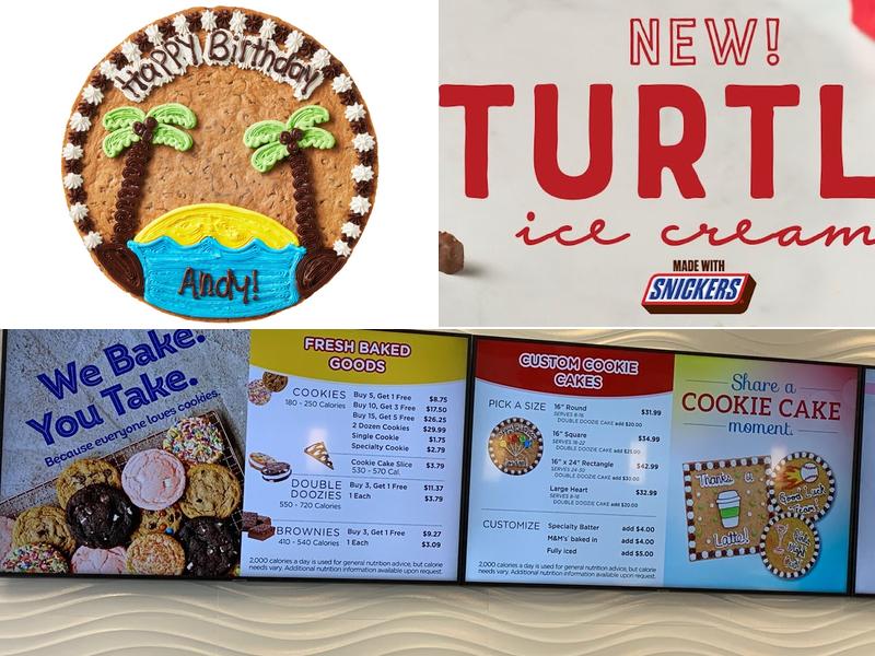 Great American Cookies Menu