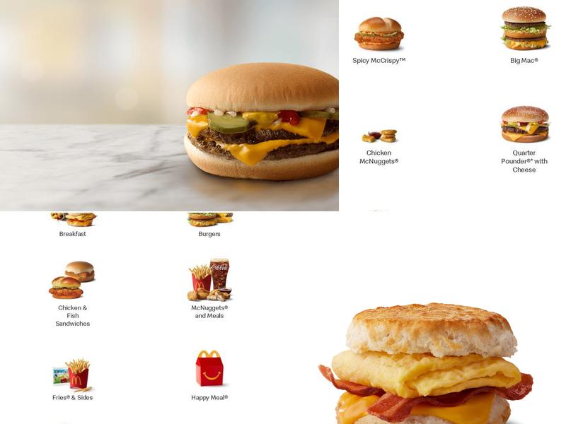 McDonald's Menu
