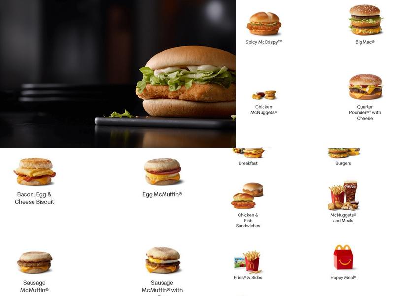 McDonald's Menu