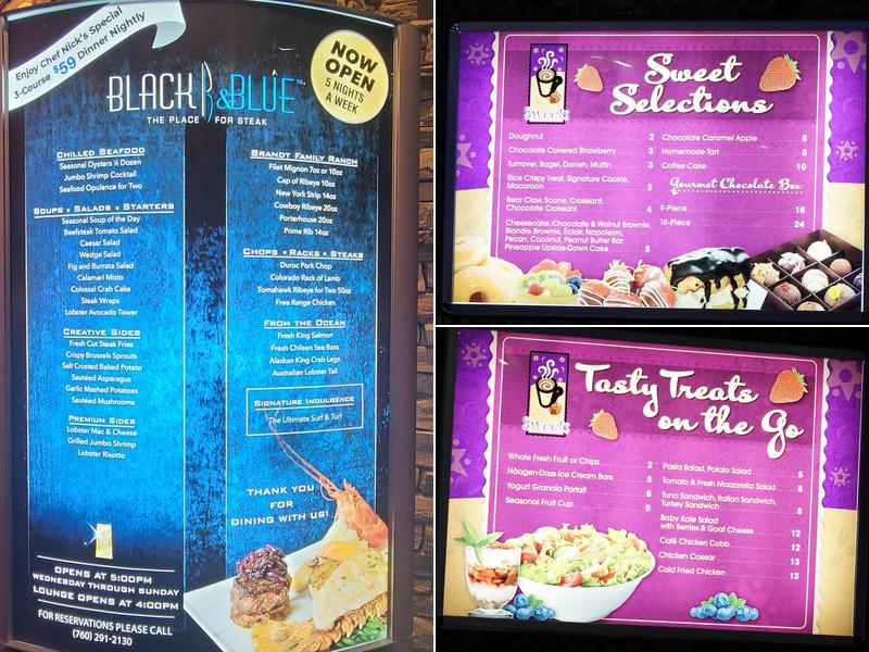 Sweets Menu