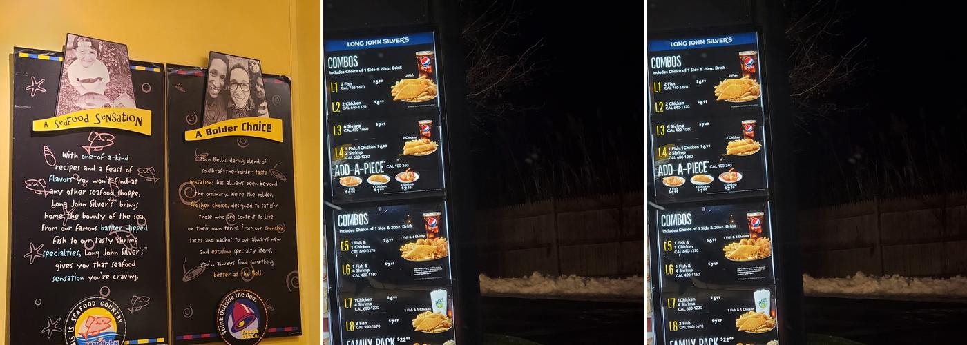 Long John Silver's | Taco Bell Menu