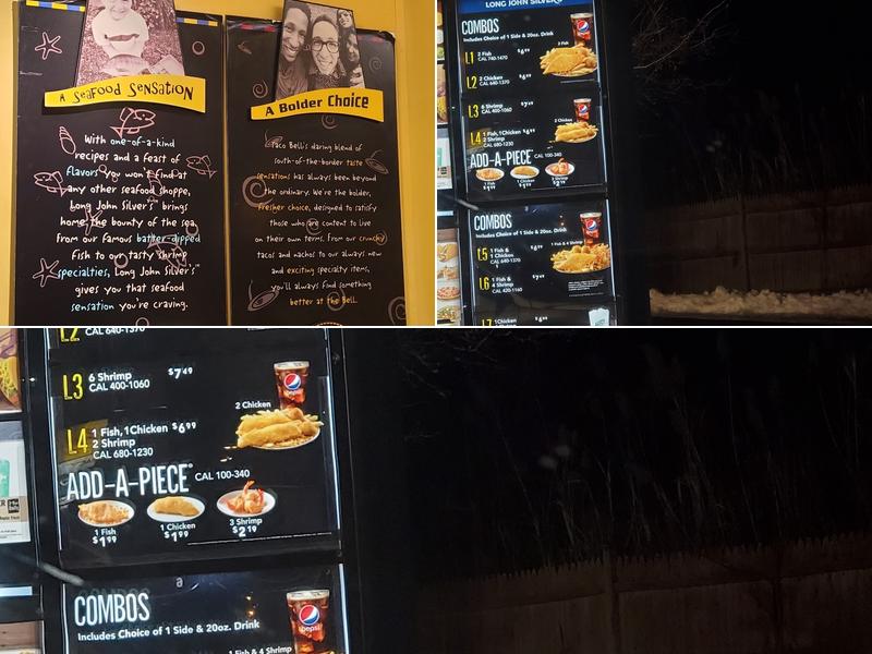 Long John Silver's | Taco Bell Menu