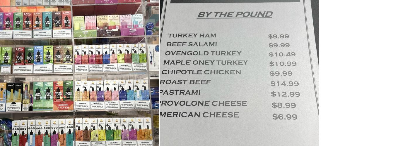 Legacy Deli & Convenience Menu