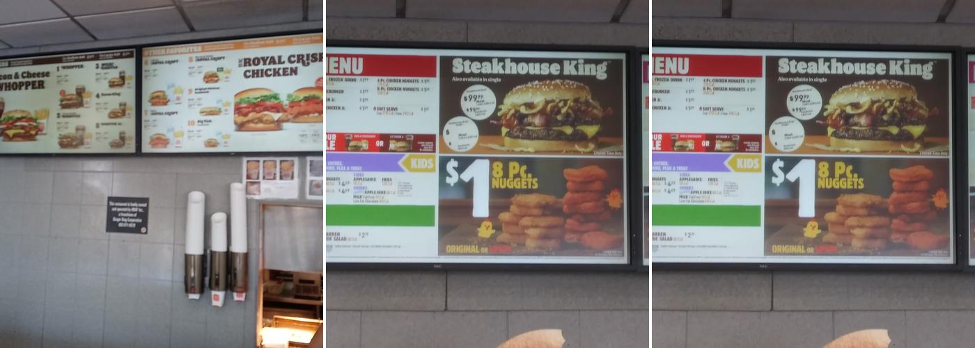 Burger King Menu