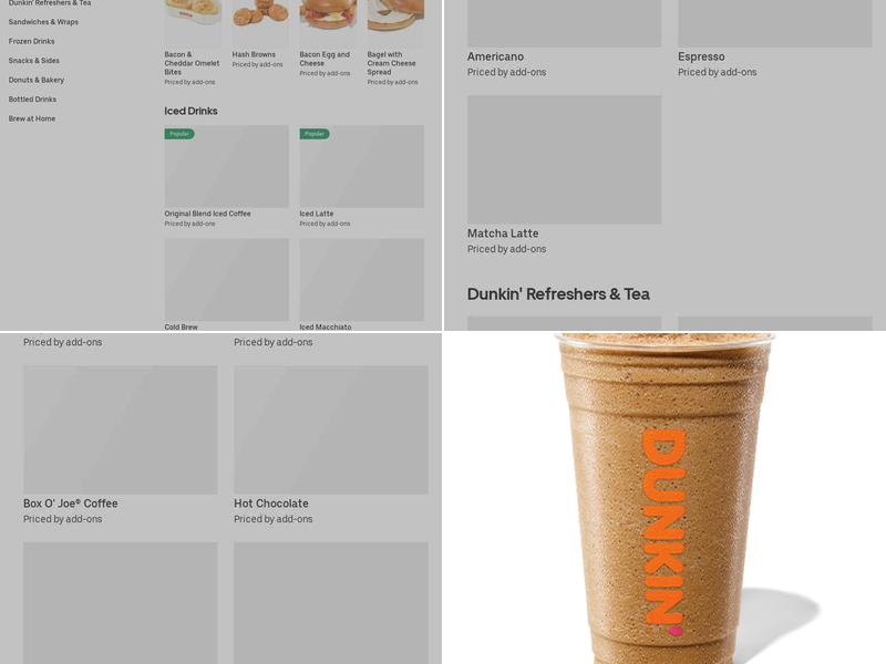 Dunkin' Menu