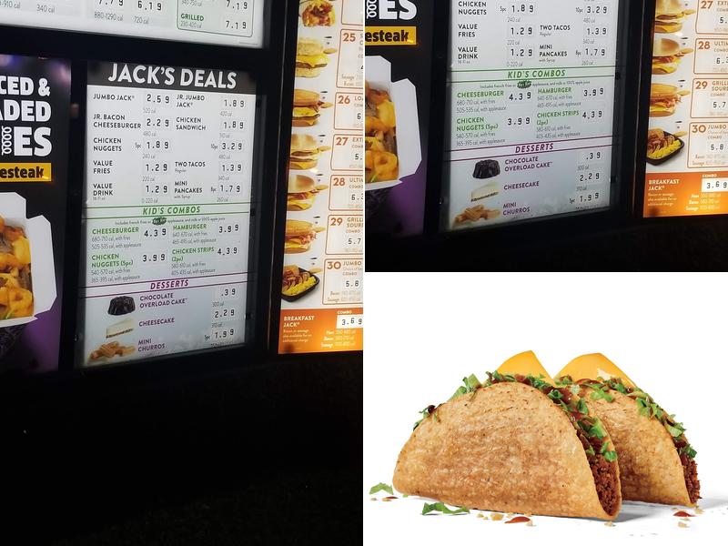 Jack in the Box Menu