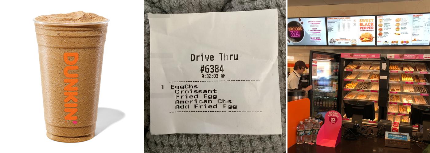 Dunkin' Menu