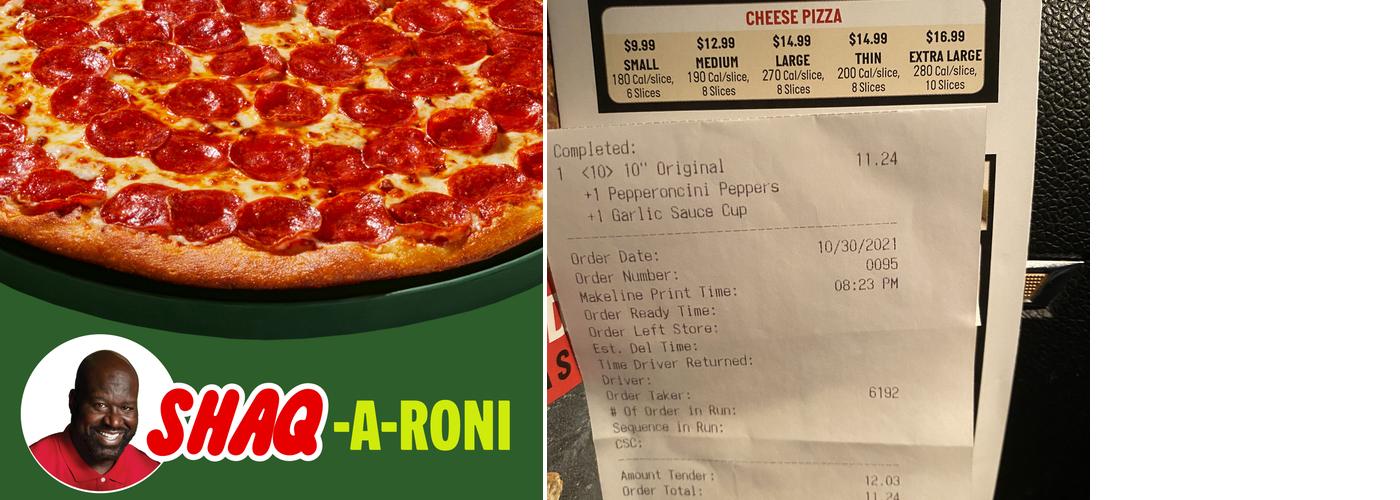 Papa Johns Pizza Menu