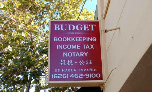 Budget Bookkeeping & Income