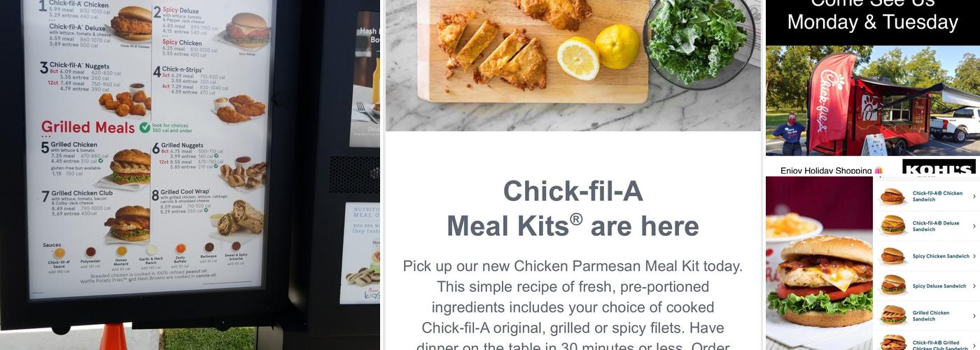 Chick-fil-A St. Augustine Rd. Menu