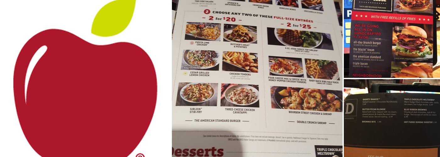 Applebee's Grill + Bar Menu