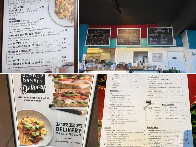 Corner Bakery Cafe Menu