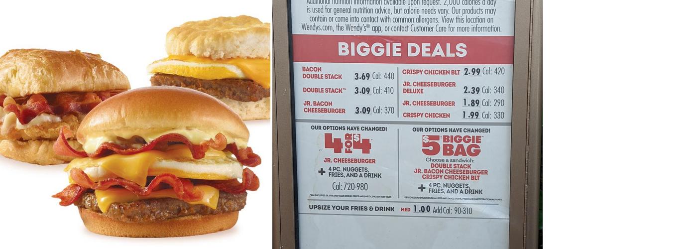 Wendy's Menu