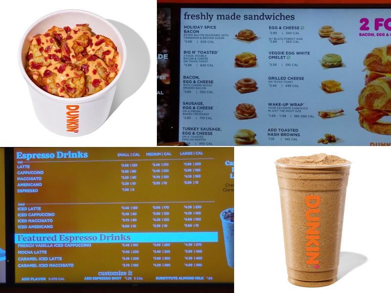 Dunkin' Menu