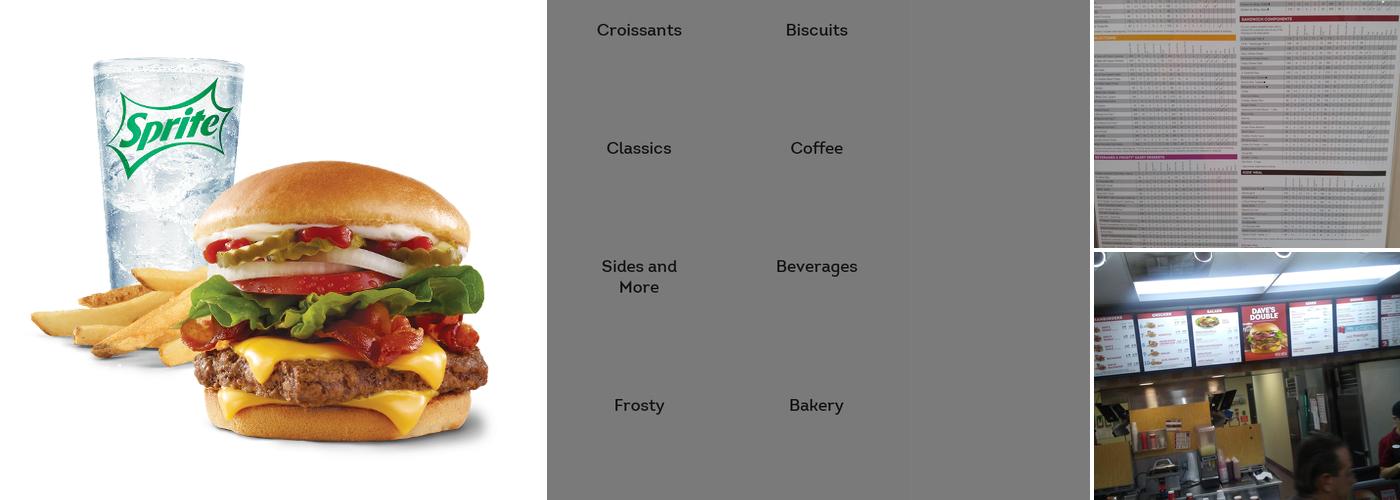 Wendy's Menu