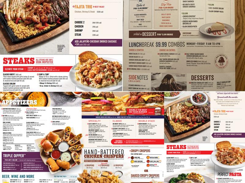 Chili's Grill & Bar Menu
