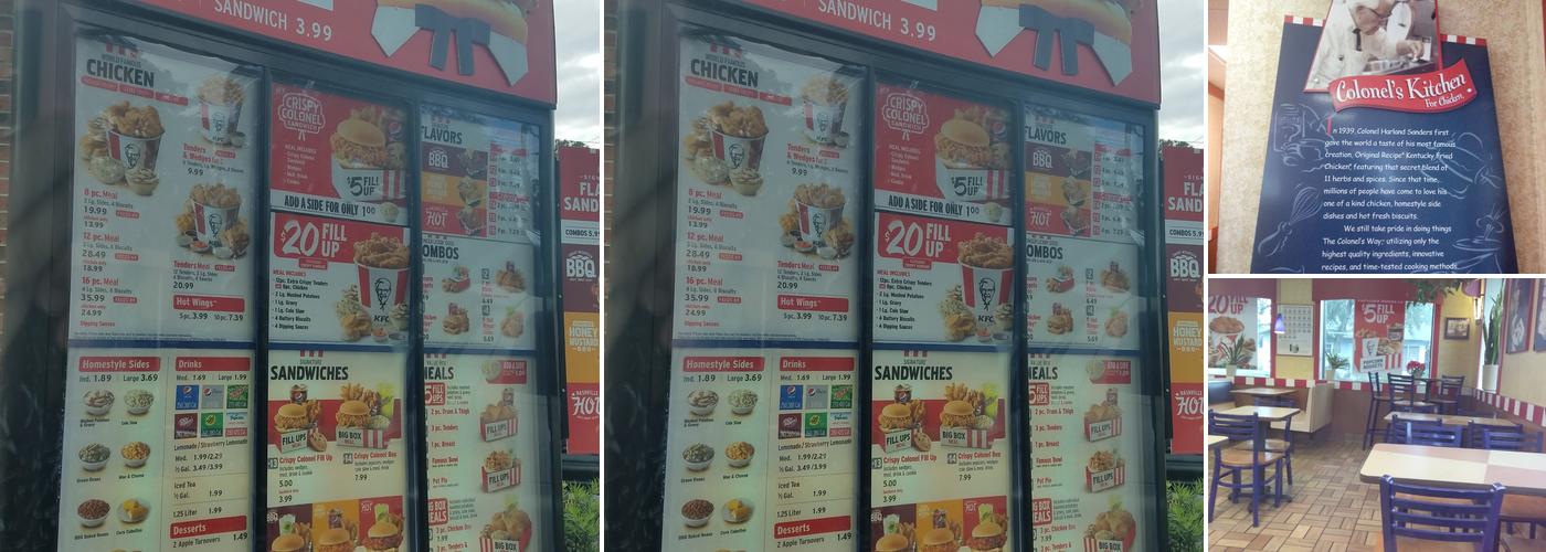 KFC Menu