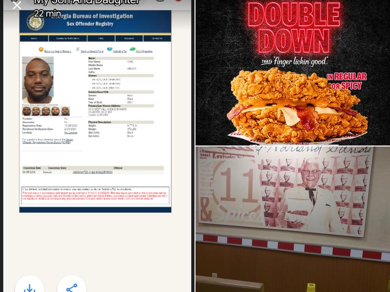 KFC Menu