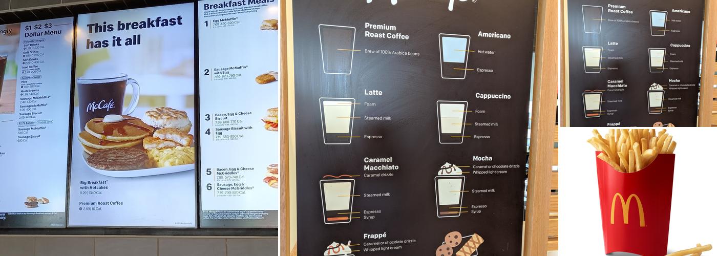 McDonald's Menu