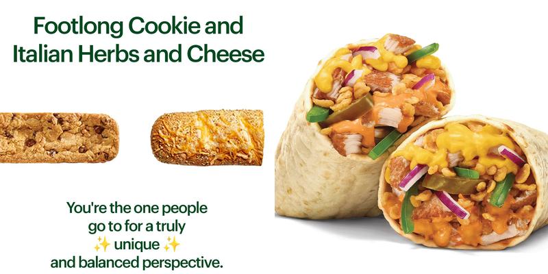 Subway Menu