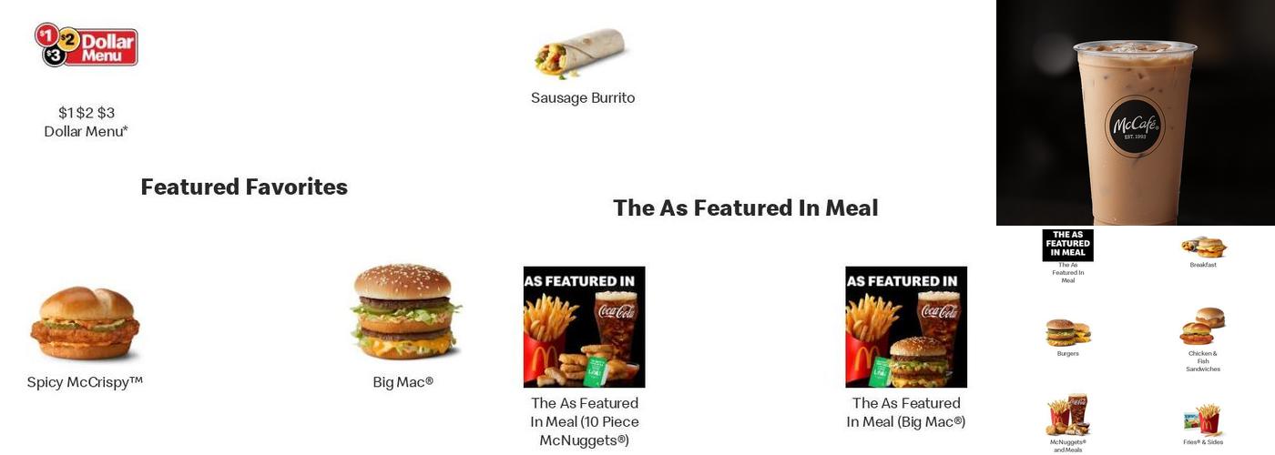 McDonald's Menu