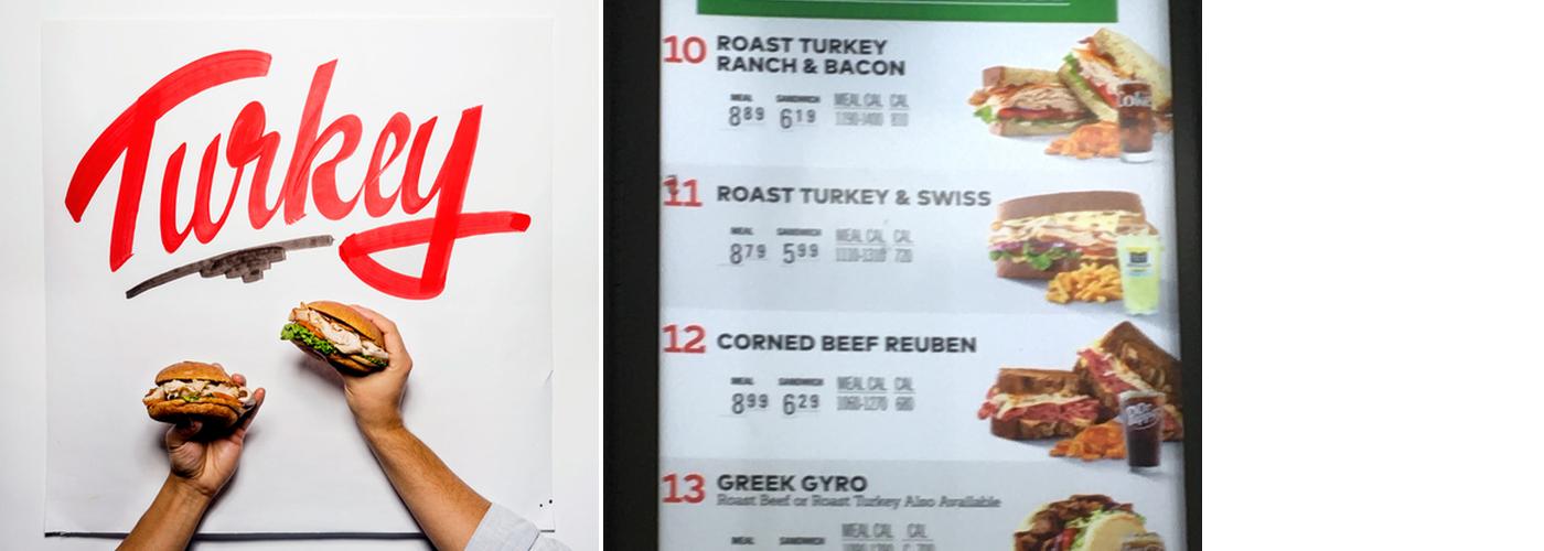 Arby's Menu
