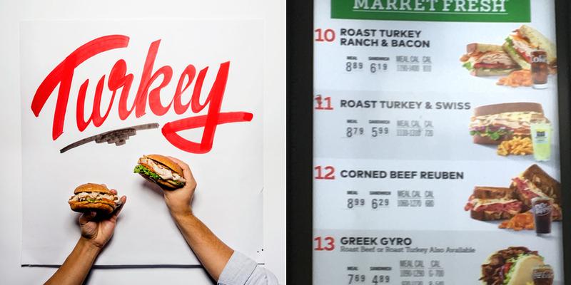 Arby's Menu