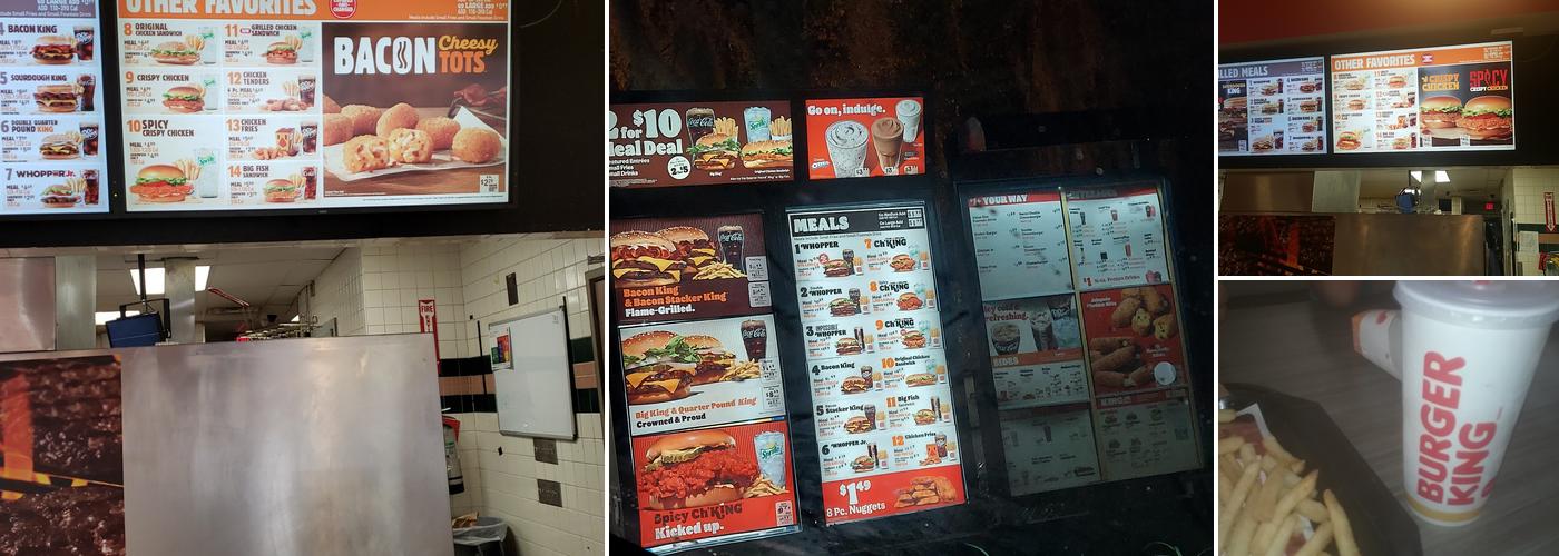 Burger King Menu