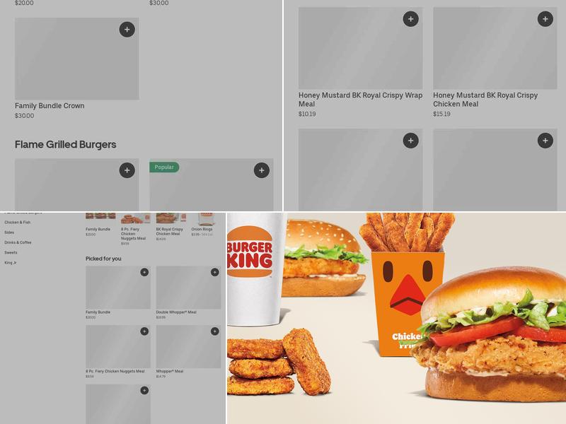 Burger King Menu