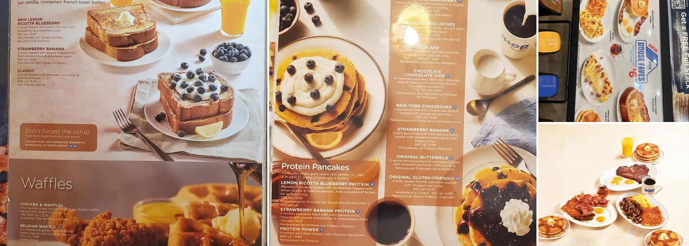 IHOP Menu
