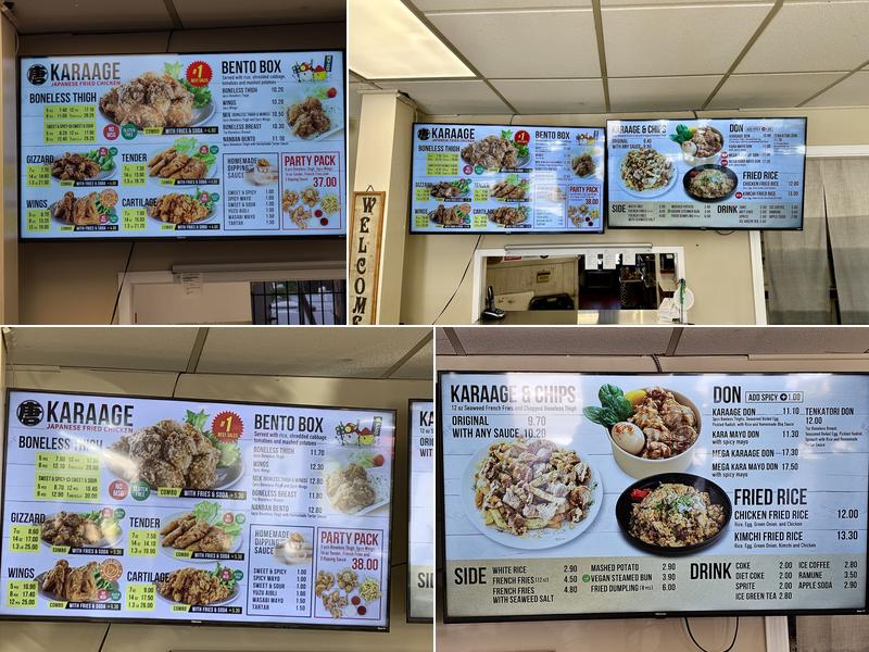 Tenkatori Miramar Menu