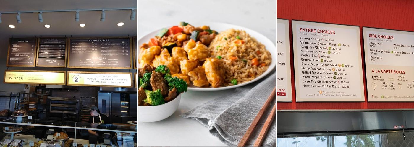 Panda Express Menu