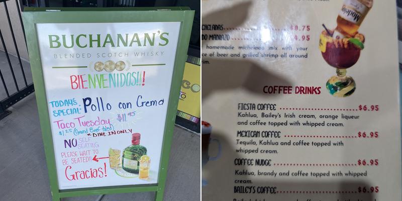 Lindo Mexico Restaurant Mexicano Menu