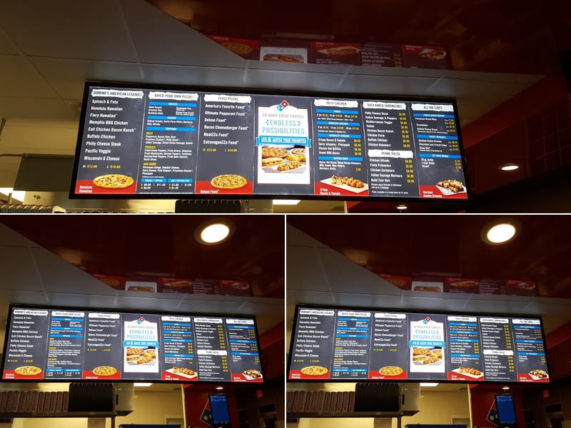 Domino's Pizza Menu