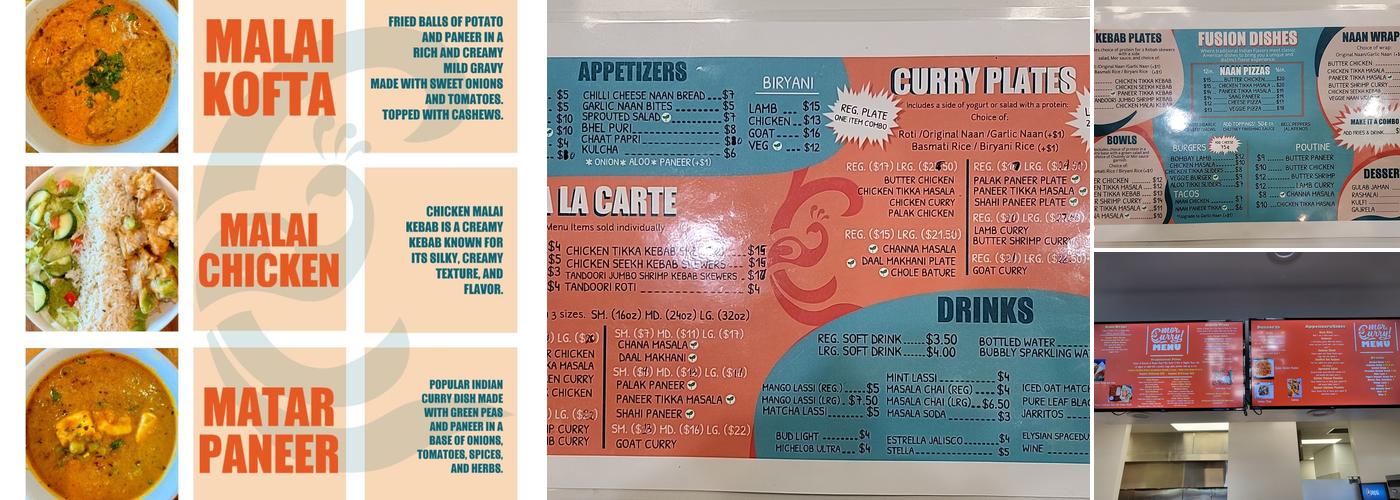 More Curry Menu