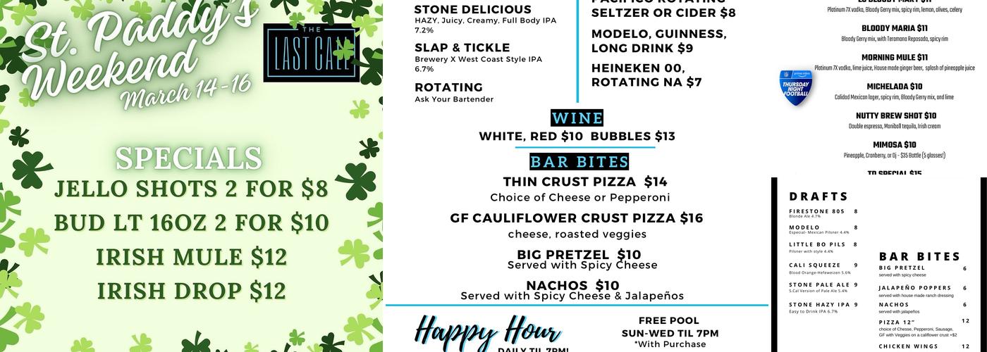 The Last Call Menu
